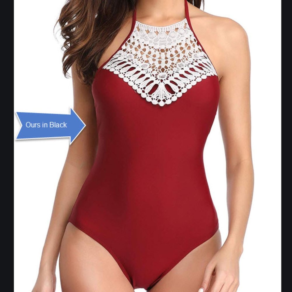 New Lalavava one piece black swimsuit size XL - Picture 8 of 8